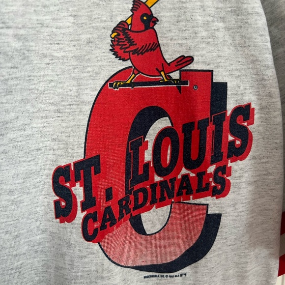 Vintage 1992 St. Louis Cardinals MLB Button Up Baseball Jersey - Picture 2 of 6